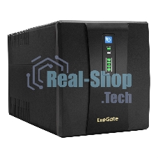 Источник бесперебойного питания ExeGate SpecialPro UNB-1600.LED.AVR.EURO.RJ 1600VA/950W, LED, AVR, 4 евророзетки, RJ45/11, черный