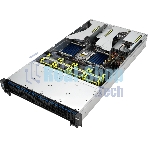 Серверная платформа ASUS RS521A-E12-RS24U, 2U, 1 x SP5 LGA 6096 360W, 24 x DDR5 6400/4800*, 24x 3.5'' NVMe hsb + 2x 2.5'' SATA, 2x M.2 22110, up to 1 PCIe Gen5 x8 LP + 1 OCP3.0, 2 x 1GbE RJ-45 LAN Intel i350-AM2, 1+1 2000W