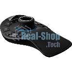 Мышь беспроводная/проводная 3DConnexion SpaceMouse Pro Wireless (3DX-700119) черный, радиоканал, Bluetooth, USB, кнопки - 15