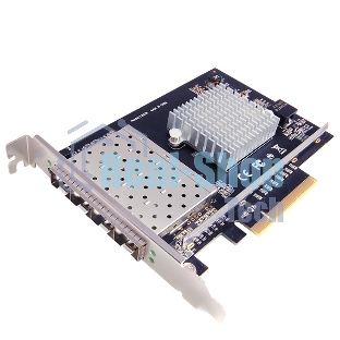 Сетевая карта 10G Quad Port SFP+ PCIe Ethernet Adapter with Intel XL710-BM1 Chipset