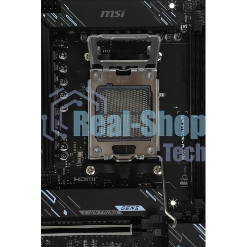 Материнская плата MSI X870E GAMING PLUS WIFI, AM5, AMD X870E, 4xDDR5, 4xSATA, 3xM.2, 1xPCIe 5.0 x16, 1xPCIe 4.0 x4, 2xPCIe 3.0 x1, 1xHDMI, 1xUSB Type-C, 1x5Gb LAN, Wi-Fi 7, Bluetooth 5.4, 2xUSB-C 20Gbps, 1xUSB-C 40Gbps, 2xUSB-A 5Gbps, 2xUSB-A 10Gbps, 4xUSB-A 2.0, 3x3.5 мм, 7.1, ATX