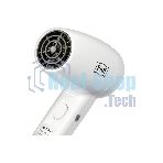 Фен Puff-1200B белый, 1200 Вт, с доп. розеткой