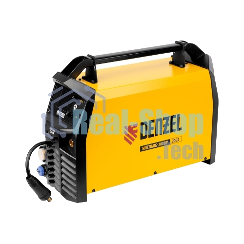 Аппарат инвертор. полуавтомат. сварки Denzel MultiMIG-200DP Synergy Double Pulse, 200 А, ПВ 80%
