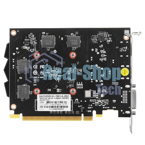 Видеокарта Biostar AMD Radeon RX 550 4Gb RX550-4GB PCI-E 128bit GDDR5 1100/6000 DVIx1 HDMIx1 DPx1 HDCP Ret