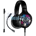 Гарнитура Sven AP-U1100MV чёрный, проводная, USB, подсветка