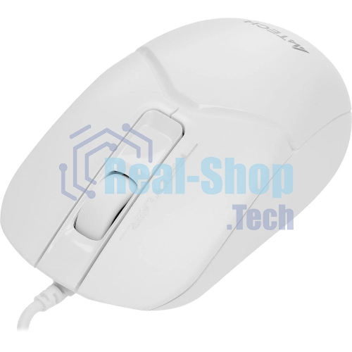 Мышь проводная A4Tech Fstyler FM12S белый, 1200 dpi, USB, кнопки - 3