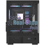 Корпус Formula Crystal Z1CM Plus AR v2 черный без БП mATX 5x120мм 1xUSB3.0 audio bott PSU