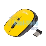 Мышь беспроводная HIPER HOMW-085 желтый, 1600 dpi, радиоканал, USB, кнопки - 4