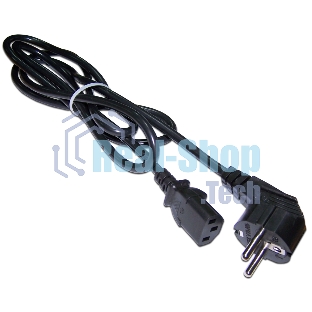 Шнур питания Lanmaster LAN-PP13/SHA-1.5-BK C13-Schuko проводник.:3x0.75мм2 1.5м 220В 10А черный