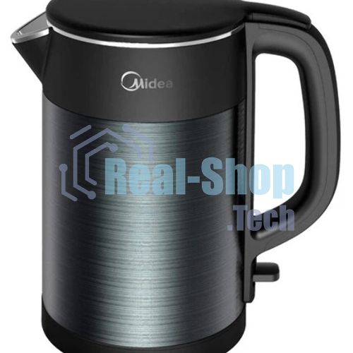 Чайник электрический Midea 1.5л, 2200 Вт, черный