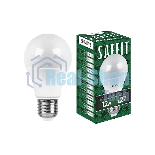 Лампа светодиодная SAFFIT SBA6012 (55009) 12Вт Е27 дневной