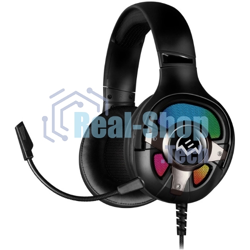Гарнитура Sven AP-U1100MV чёрный, проводная, USB, подсветка