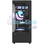 Корпус Formula Crystal Z1CM Plus AR v2 черный без БП mATX 5x120мм 1xUSB3.0 audio bott PSU