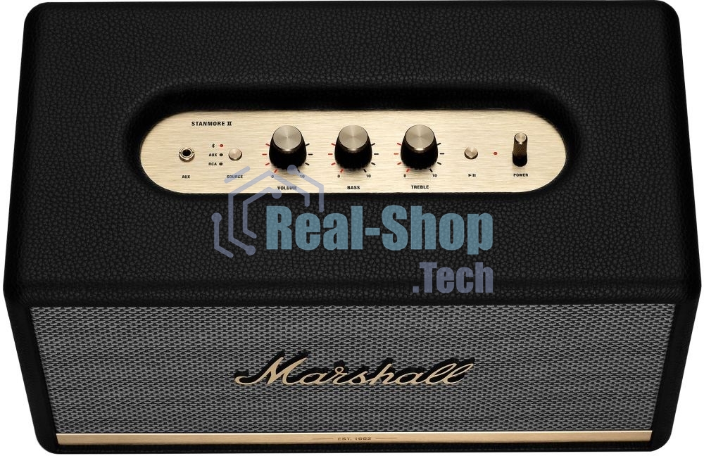Колонка портативная Marshall Stanmore II черный/золотистый 80W 2.1 BT/3.5Jack 10м (1001902)