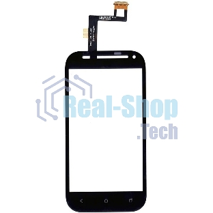 Сенсорное стекло (тачскрин) для HTC One SV LTE T528T, черное