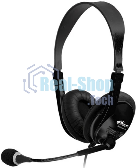 Гарнитура Ritmix RH-533 USB чёрный, проводная, USB