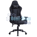 Кресло Cactus CS-CHR-030BL черный, экокожа, подголовник