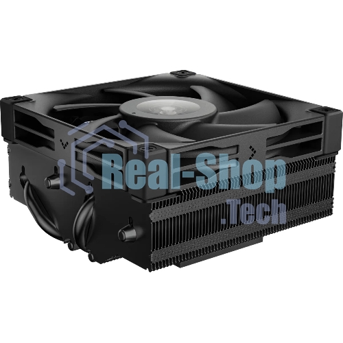 Кулер для процессора DEEPCOOL AN400 черный, 92 мм, алюминий/медь, 2950 об/мин, 23.2 дБ, 4 pin, 150 Вт, 52.5 мм