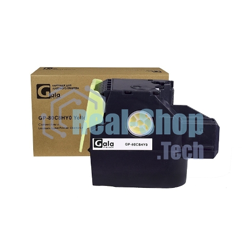 Картридж лазерный GalaPrint GP-80C8HY0 желтый (3000 стр) для Lexmark LaserPrinter CX410/CX510