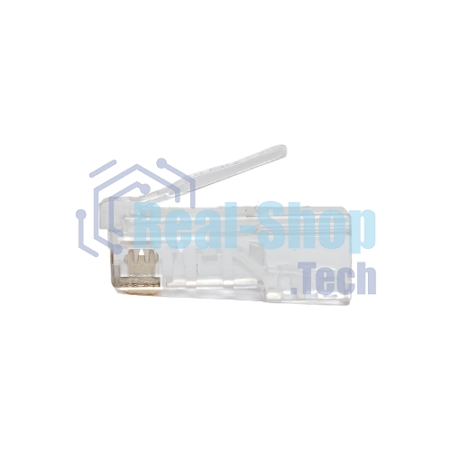 Коннектор RJ-45 TERACOM PRO неэкранированный 8P8C 30мкд Cat.5E универсальный (упак. 10 шт)