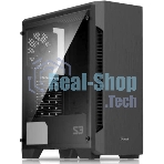 Компьютерный корпус Zalman S3 черный без БП ATX 2x120мм 2xUSB 2.0 1xUSB 3.0 audio bott PSU