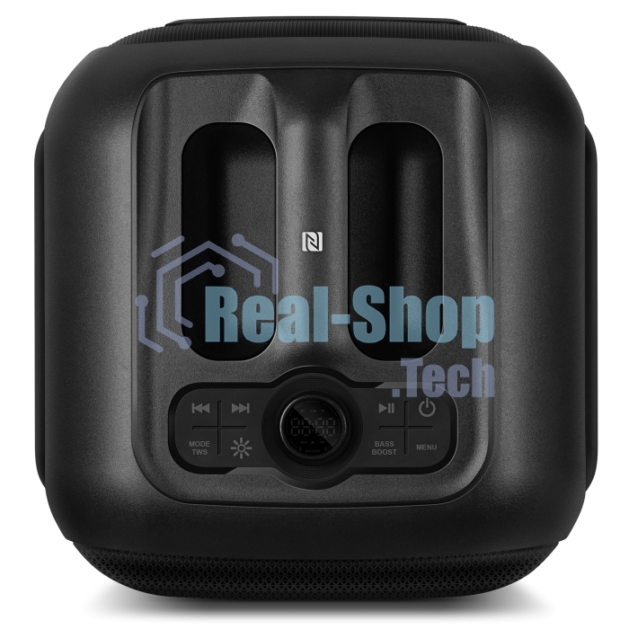 Портативная колонка SVEN PS-880, черный, 1.0, 110 Вт (RMS), Bluetooth, FM, USB, microSD, LED-дисплей, аккумулятор