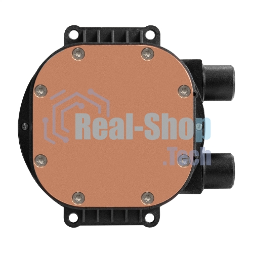 Комплект жидкостного охлаждения ExeGate BlackWater-120V3.PWM.ARGb (3 PIN 5V ADDRESSABLE RGb подсветка, LGA2066/2011/1366/1150/1151/1155/1156/1200/1700/1851/AM4/AM5/FM1/FM2/FM2+/AM2/AM2+/AM3/AM3+, TDP 150W, Fan 120мм 4pin PWM 600-1800RPM Hydro bearing, помпа 3pin 2700RPM, макс. шум 37db, с термопастой, на винтах, черный, Color Box)