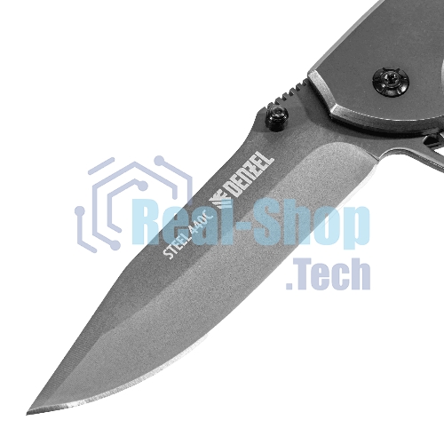 Нож складной Denzel, многоцелевой, системы Liner-Lock, с накладкой G10 на классической рукоятке 79207