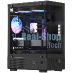Корпус Formula Crystal Z1CM Plus AR v2 черный без БП mATX 5x120мм 1xUSB3.0 audio bott PSU