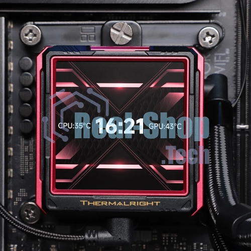 Водяное охлаждение для процессора Water Cooling System Thermalright Frozen Warframe 360 Ultra черный Argb (360мм, черный, ARGb/Fans: 3x120мм, 70.84CFM, 22.1dBA, 2000RPM/Pump height 60мм, 23dBA, 3000RPM, Rad thickness 27mm/S: 1200, 1700, 1851, 2011, 2066, 115X, AM5, AM4)
