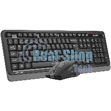 Комплект клавиатура+мышь A4Tech FStyler FGS1035Q беспроводной, USB, 2000 DPI, чёрный/серый