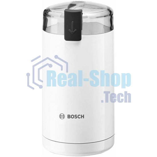 Кофемолка Bosch TSM6A011W 180Вт сист.помол.:ротац.нож вместим.:75гр белый