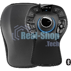 Мышь беспроводная/проводная 3DConnexion SpaceMouse Pro Wireless (3DX-700119) черный, радиоканал, Bluetooth, USB, кнопки - 15