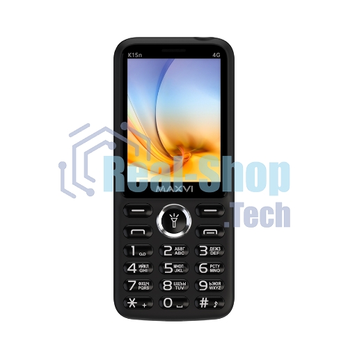 Мобильный телефон Maxvi K15n 4G черный