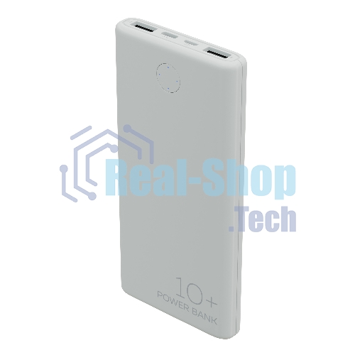 Портативный аккумулятор More choice (4610196408694) PB11-10 White 10000mAh 2USB