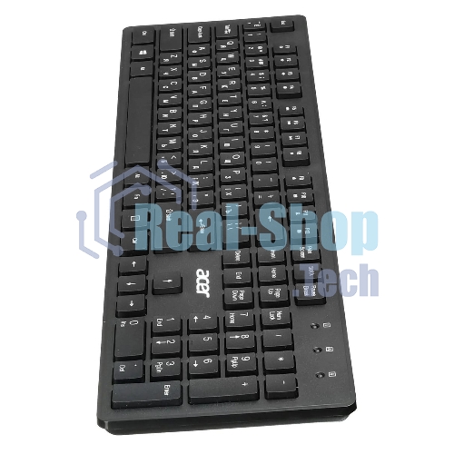 Клавиатура проводная Acer OKW020, USB, черный