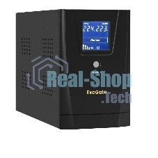 Источник бесперебойного питания ExeGate EX292630RUS SpecialPro Smart LLB-2000.LCD.AVR.1SH.2C13.RJ.USB 2000VA/1200W, LCD, AVR, 1*Schuko+2*C13,RJ45/11,USB, металлический корпус, черный