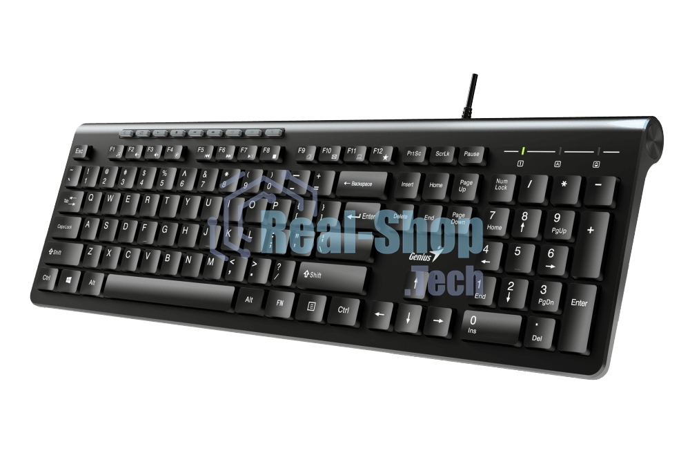 Клавиатура проводная Genius SlimStar 230II 31310048402, USB, черный
