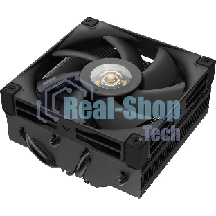 Кулер для процессора DEEPCOOL AN400 черный, 92 мм, алюминий/медь, 2950 об/мин, 23.2 дБ, 4 pin, 150 Вт, 52.5 мм