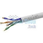 Кабель информационный Suprlan Premium 01-0307-1, cat.5e U/UTP 4 пары 24AWG LSZH, универсальный, 305м, серый