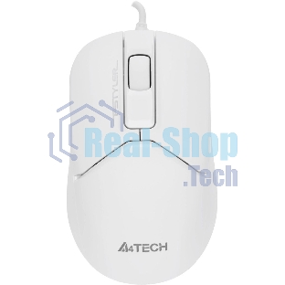 Мышь проводная A4Tech Fstyler FM12S белый, 1200 dpi, USB, кнопки - 3