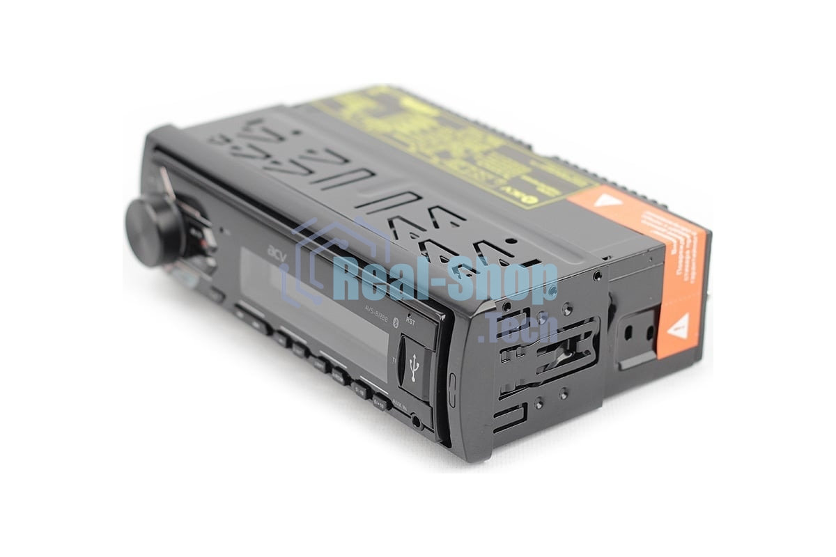 Автомагнитола ACV AVS-812BB, 1 DIN, Bluetooth, USB Type-A, AUX