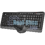 Комплект клавиатура+мышь A4Tech FStyler FGS1035Q беспроводной, USB, 2000 DPI, чёрный/серый
