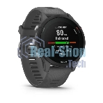 Смарт-часы Garmin Forerunner 255 темно-серый 45,6мм
