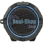 Колонка портативная Hyundai H-PAC220 черный/голубой 10W 1.0 BT/3.5Jack/USB