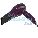 Фен Scarlett SC-HD70T24 фиолетовый/черный, 850 Вт, компактный