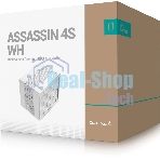 Кулер для процессора DEEPCOOL ASSASIN 4S WH белый, 140 мм, алюминий/медь, 1800 об/мин, 29.3 дБ, 4 pin, 250 Вт, 164 мм