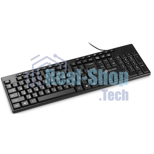 Клавиатура Oklick 125M проводная, USB Type-A, чёрный