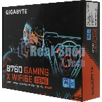 Материнская плата Gigabyte B760 GAMING X WIFI6E GEN5, LGA1700, Intel B760, 4xDDR5, 4xSATA, 3xM.2, 1xPCIe 5.0 x16, 2xPCIe 3.0 x1, 1xHDMI, 1xDP, 1x2.5Gb LAN, Wi-Fi 6E, Bluetooth 5.3, 1xUSB-C 5Gbps, 1xUSB-A 10Gbps, 1xUSB-A 5Gbps, 5xUSB-A 2.0, 6x3.5 мм, 7.1, ATX