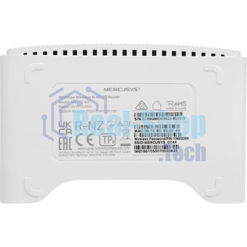 Роутер Wi-Fi Mercusys MB110-4G N300 с поддержкой 4G LTE